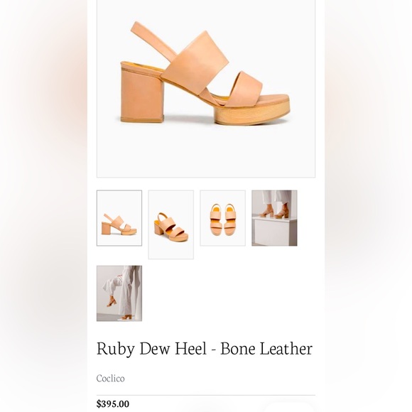 Coclico platform sandals! Crafted from luxurious, buttery soft Italian leather💖 - Picture 1 of 7